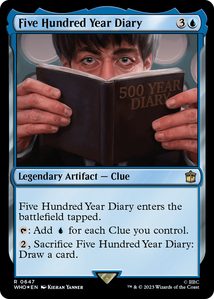 Five Hundred Year Diary (Surge Foil) [Doctor Who] | Exor Games Summserside