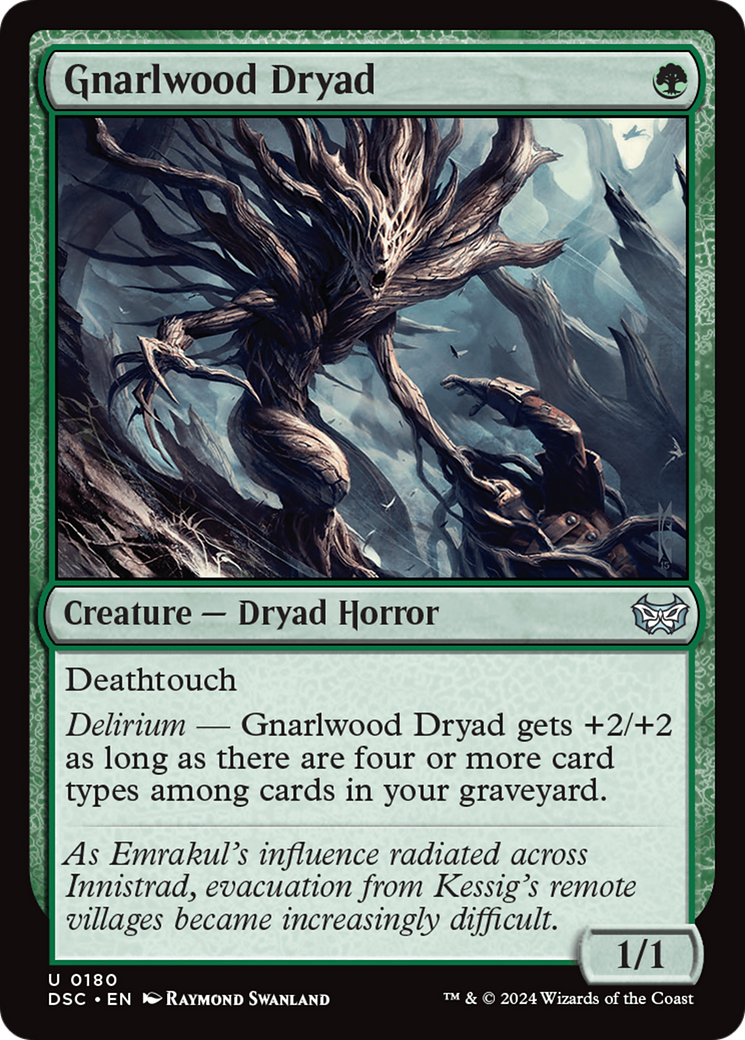 Gnarlwood Dryad [Duskmourn: House of Horror Commander] | Exor Games Summserside