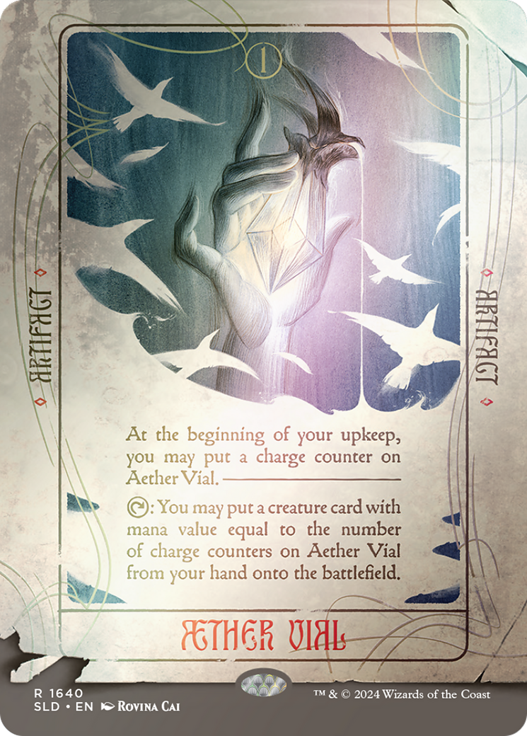 Aether Vial (Rainbow Foil) [Secret Lair Drop Series] | Exor Games Summserside
