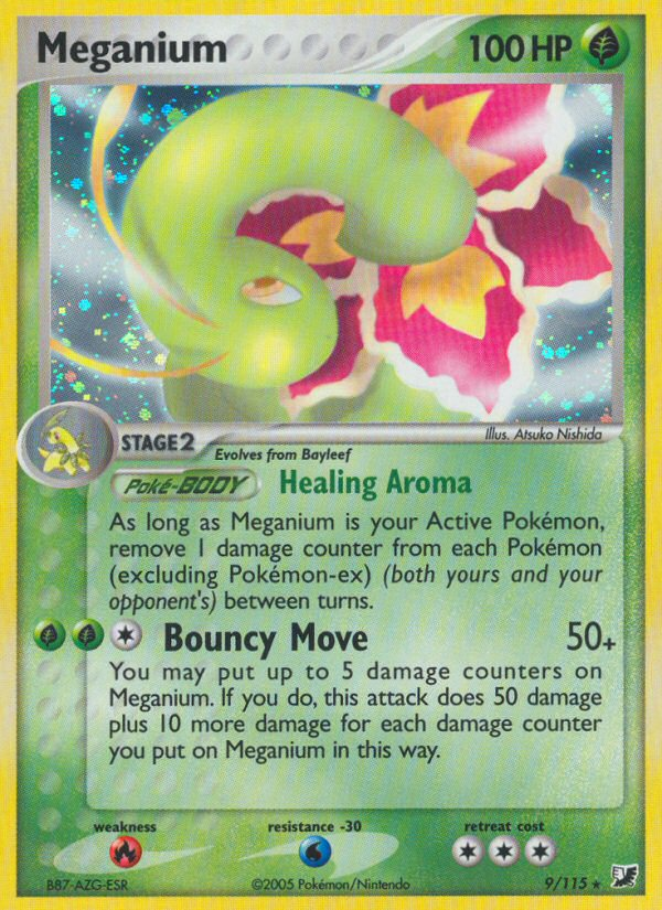 Meganium (9/115) [EX: Unseen Forces] | Exor Games Summserside