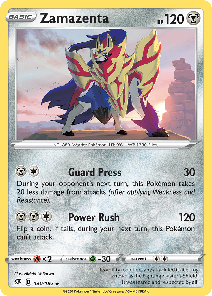 Zamazenta (140/192) [Sword & Shield: Rebel Clash] | Exor Games Summserside