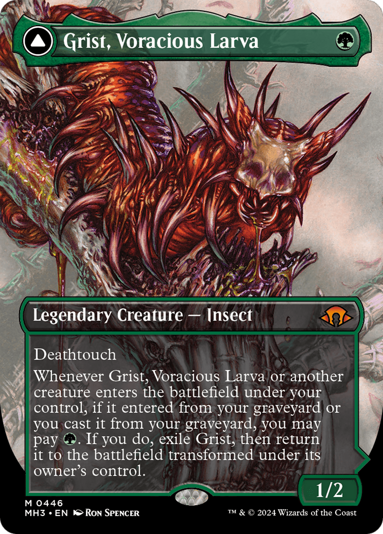 Grist, Voracious Larva // Grist, the Plague Swarm (Borderless) [Modern Horizons 3] | Exor Games Summserside