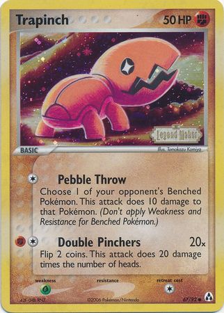 Trapinch (67/92) (Stamped) [EX: Legend Maker] | Exor Games Summserside