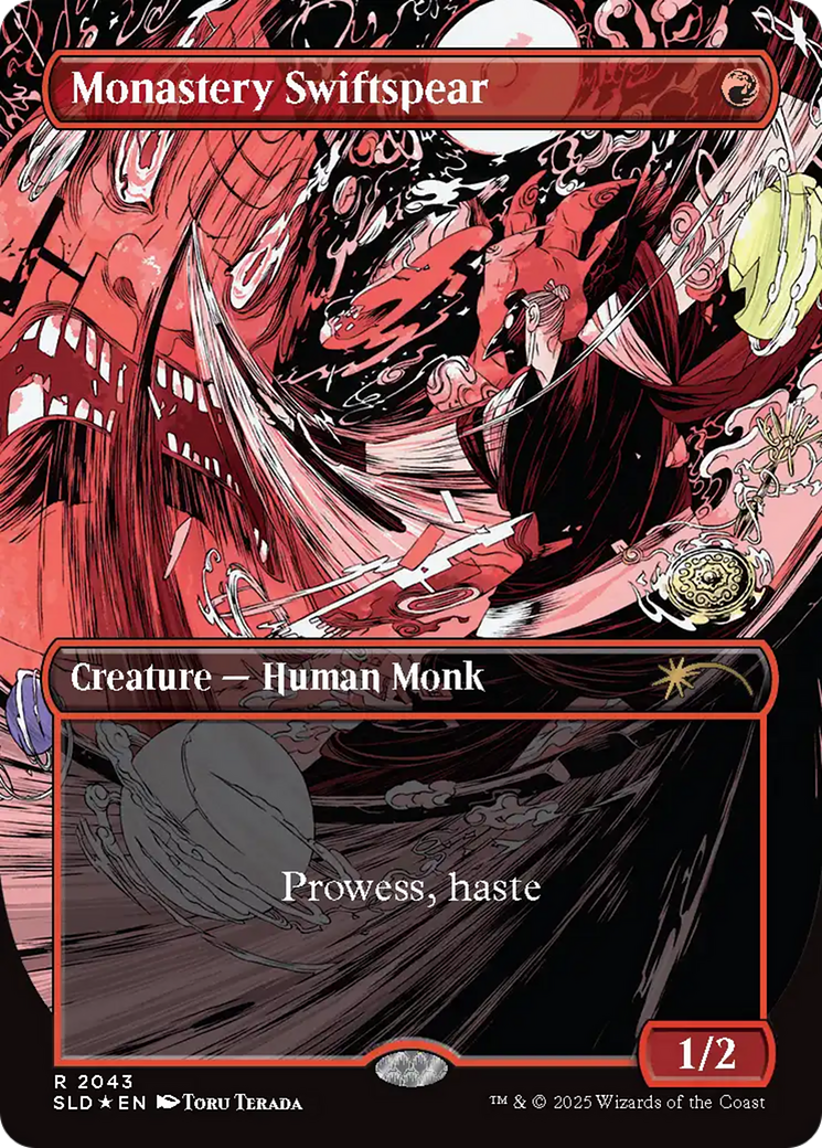 Monastery Swiftspear (2043) (Raised Foil) [Secret Lair Drop Series] | Exor Games Summserside