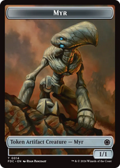 Thopter // Myr Double-Sided Token [Foundations Commander Tokens] | Exor Games Summserside