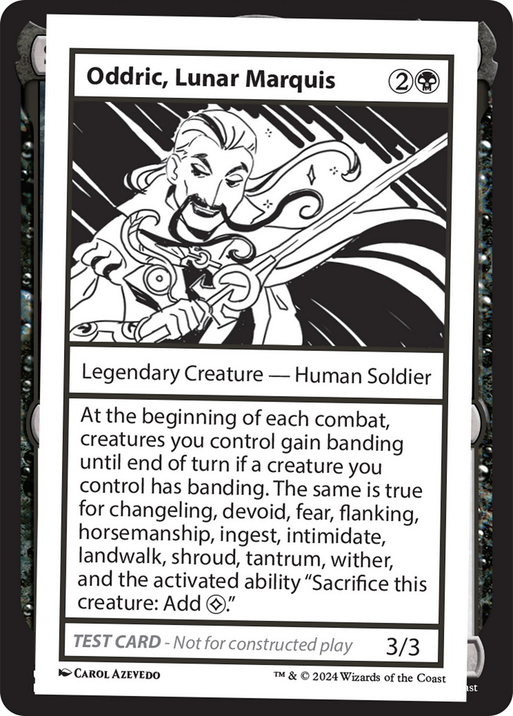 Oddric, Lunar Marquis [Mystery Booster 2 Playtest Cards] | Exor Games Summserside