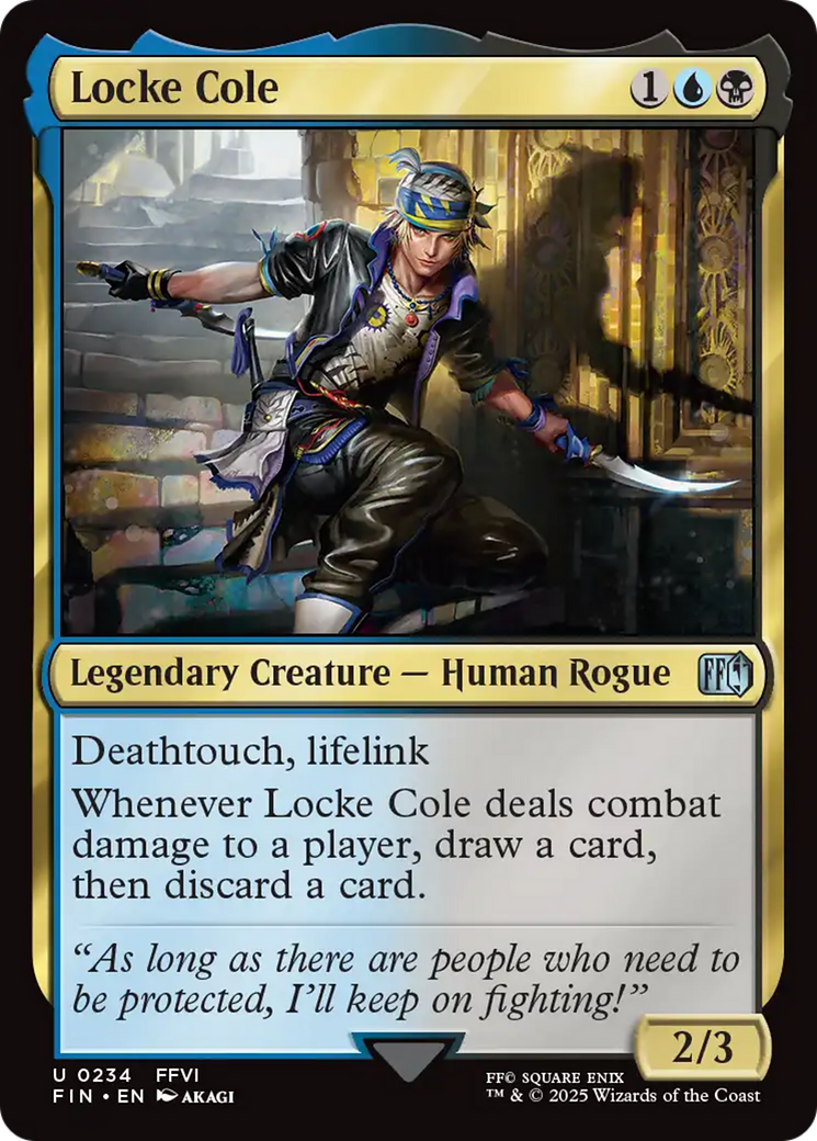 Locke Cole [FINAL FANTASY] | Exor Games Summserside