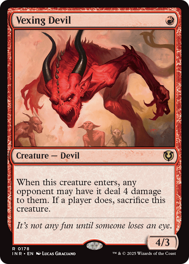 Vexing Devil [Innistrad Remastered] | Exor Games Summserside