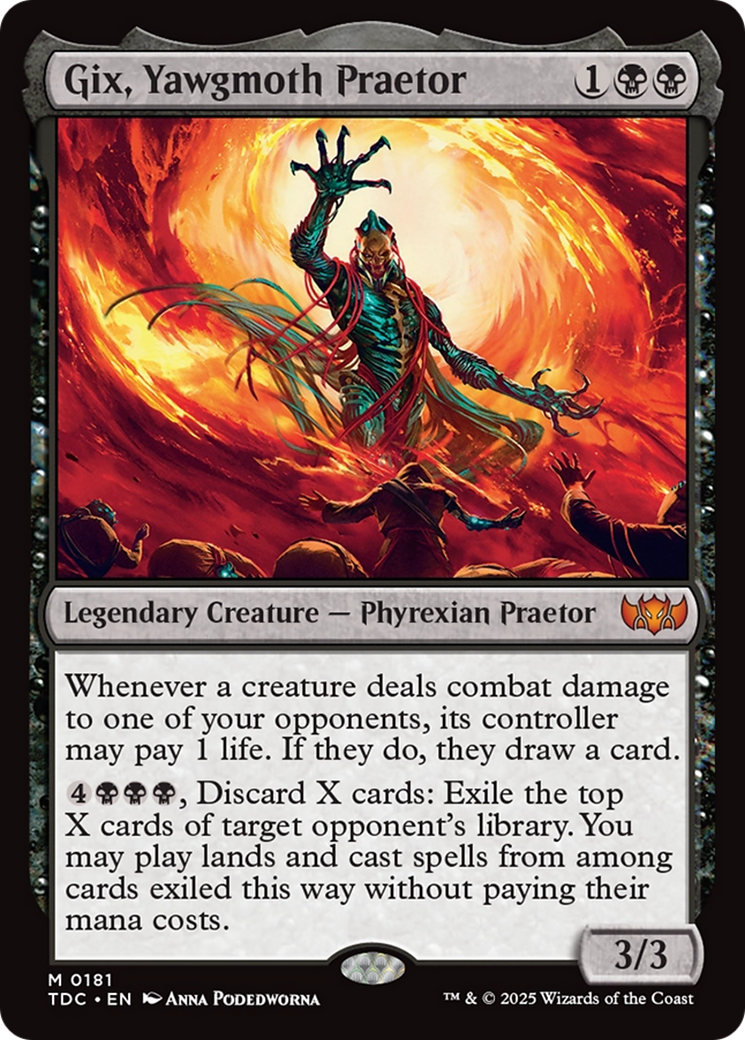 Gix, Yawgmoth Praetor [Tarkir: Dragonstorm Commander] | Exor Games Summserside