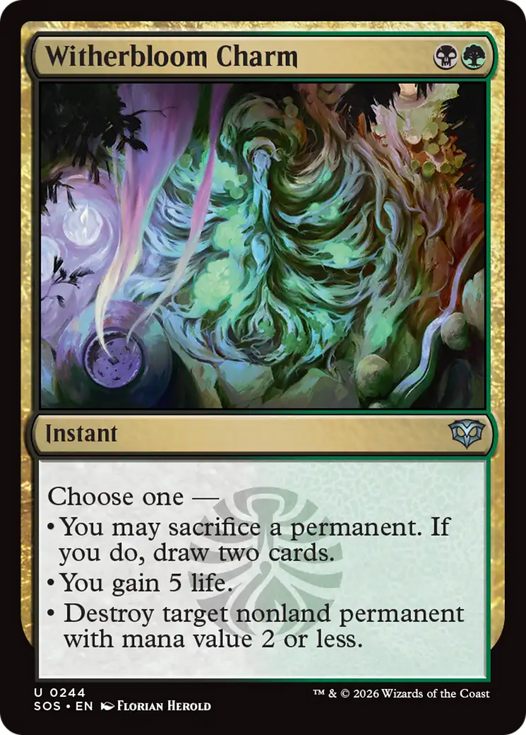 Witherbloom Charm [Secrets of Strixhaven] | Exor Games Summserside