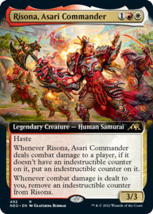 Risona, Asari Commander (Extended Art) [Kamigawa: Neon Dynasty] | Exor Games Summserside