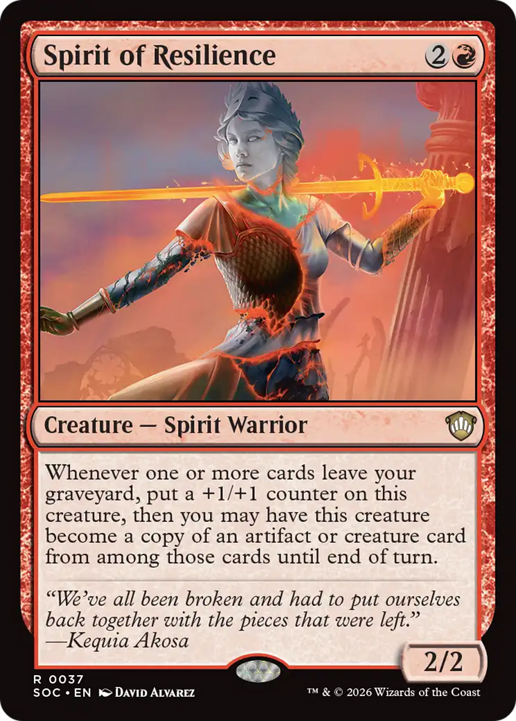 Spirit of Resilience [Secrets of Strixhaven Commander] | Exor Games Summserside