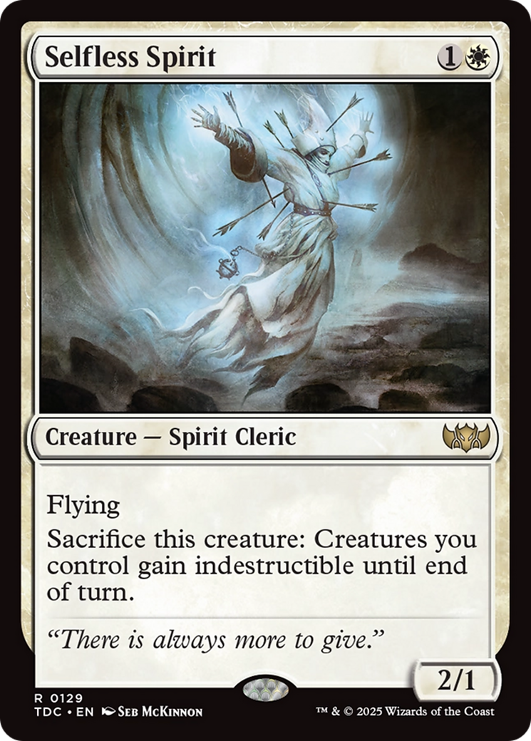 Selfless Spirit [Tarkir: Dragonstorm Commander] | Exor Games Summserside