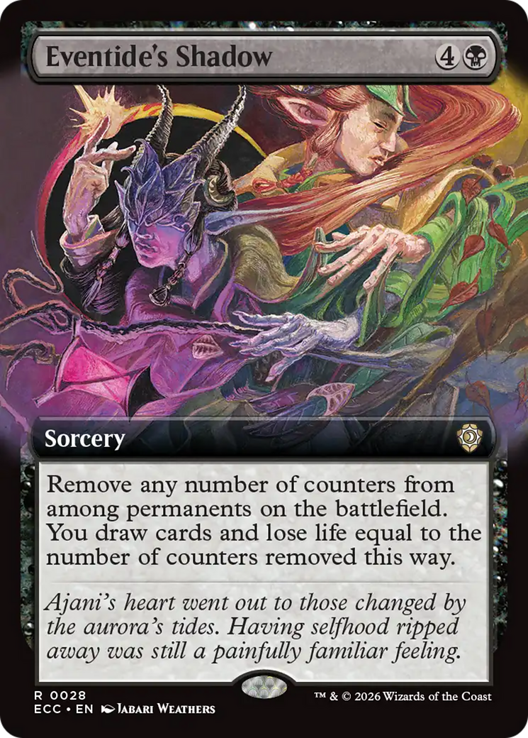 Eventide's Shadow (Extended Art) [Lorwyn Eclipsed Commander] | Exor Games Summserside