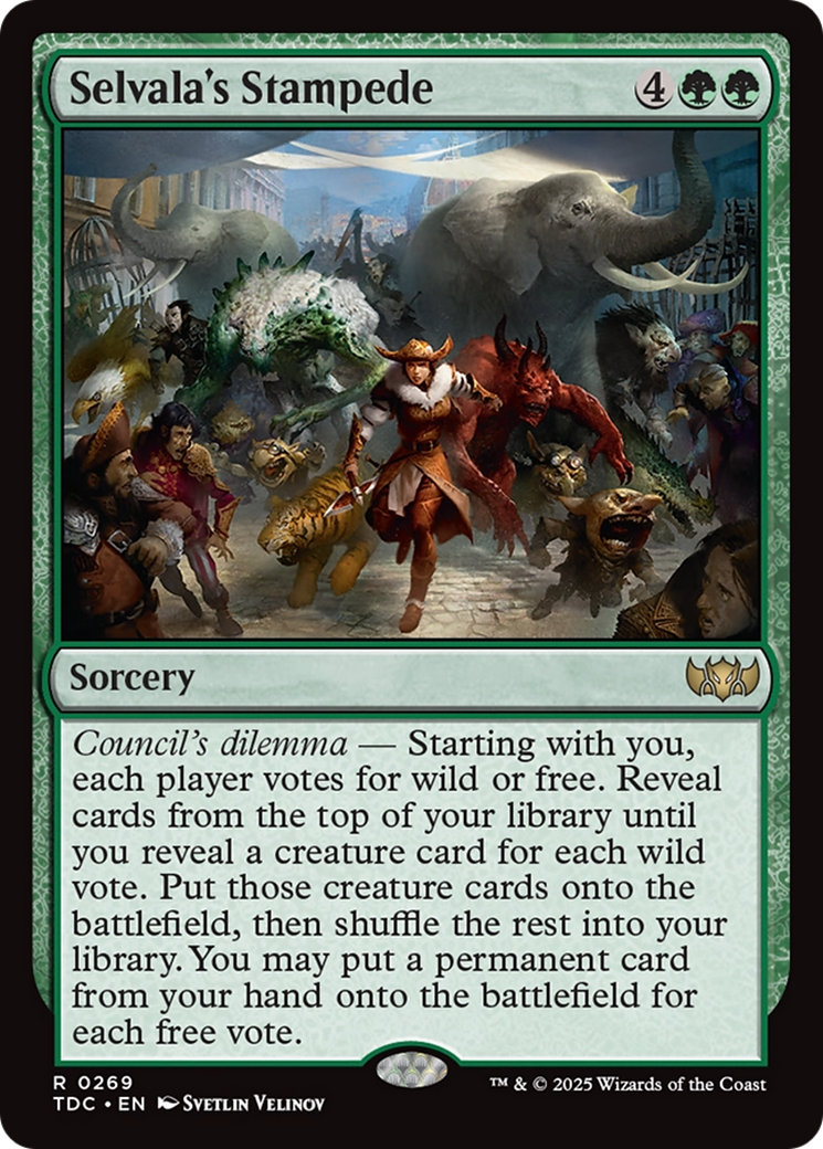 Selvala's Stampede [Tarkir: Dragonstorm Commander] | Exor Games Summserside