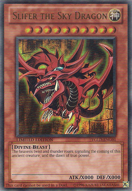 Slifer the Sky Dragon [YGLD-ENG01] Ultra Rare | Exor Games Summserside