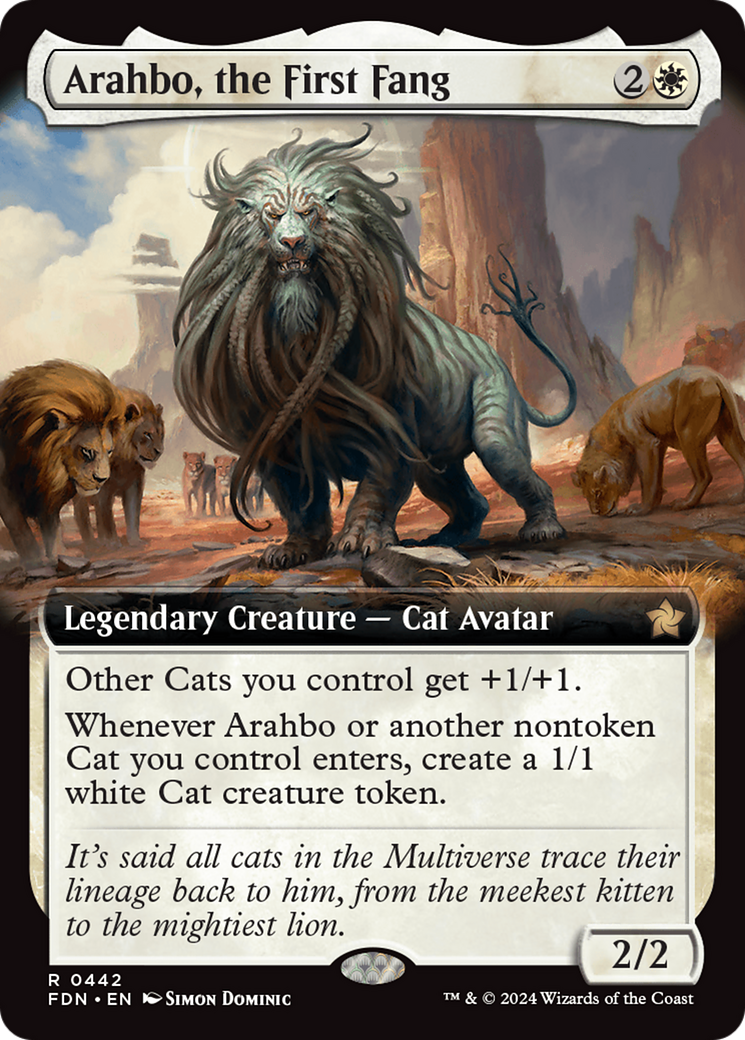 Arahbo, the First Fang (Extended Art) [Foundations] | Exor Games Summserside