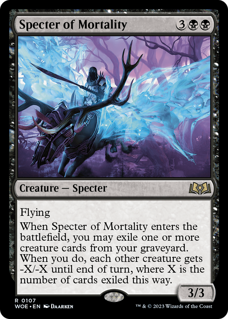 Specter of Mortality [Wilds of Eldraine] | Exor Games Summserside