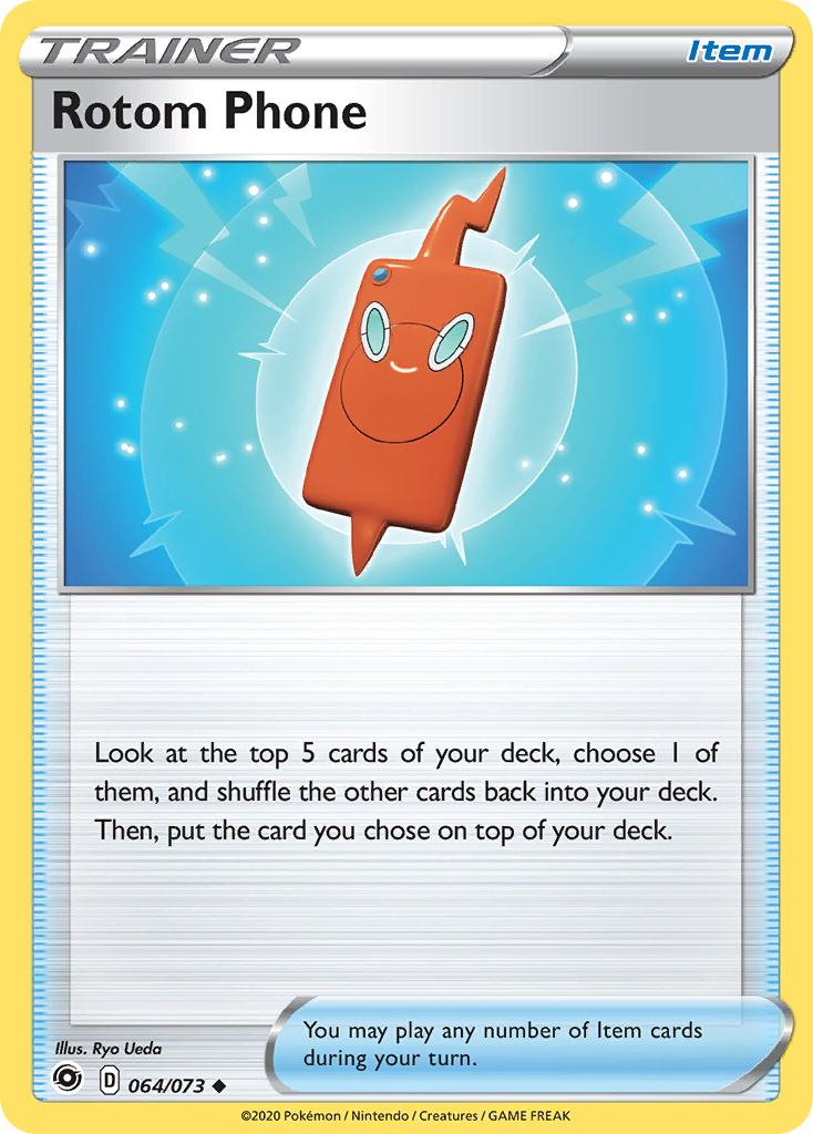 Rotom Phone (064/073) [Sword & Shield: Champion's Path] | Exor Games Summserside