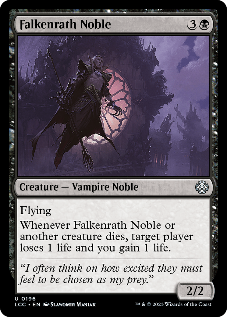 Falkenrath Noble [The Lost Caverns of Ixalan Commander] | Exor Games Summserside