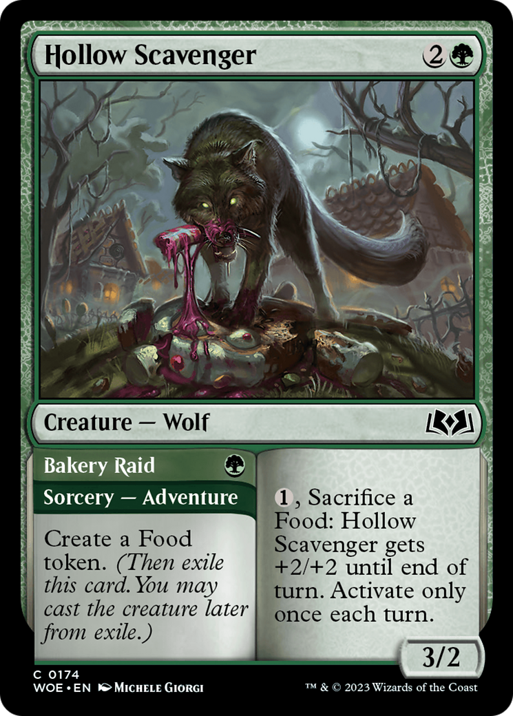 Hollow Scavenger // Bakery Raid [Wilds of Eldraine] | Exor Games Summserside