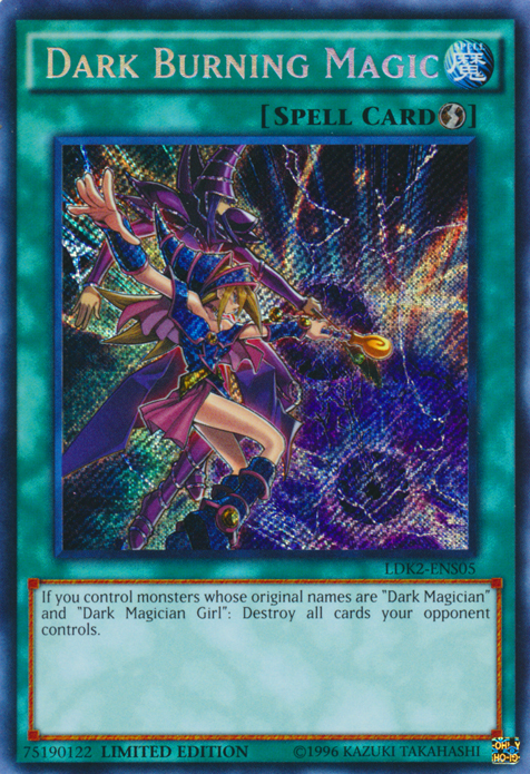 Dark Burning Magic [LDK2-ENS05] Secret Rare | Exor Games Summserside