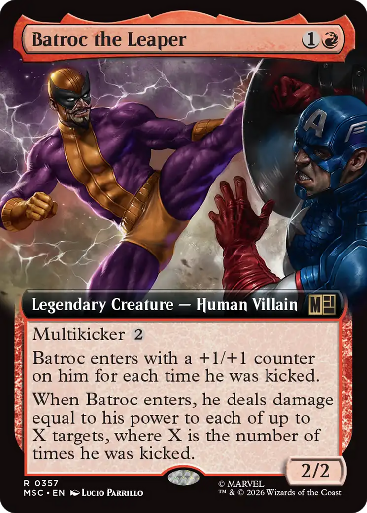 Batroc the Leaper (Extended Art) [Marvel Super Heroes Commander] | Exor Games Summserside