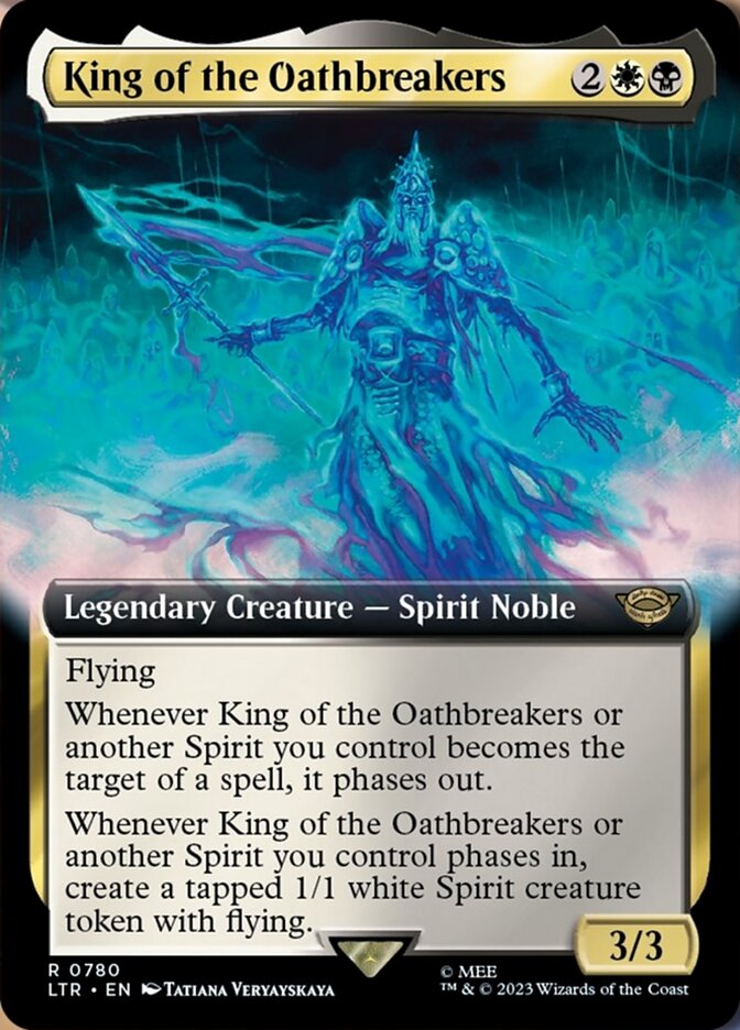 King of the Oathbreakers (Extended Art) (Surge Foil) [The Lord of the Rings: Tales of Middle-Earth] | Exor Games Summserside