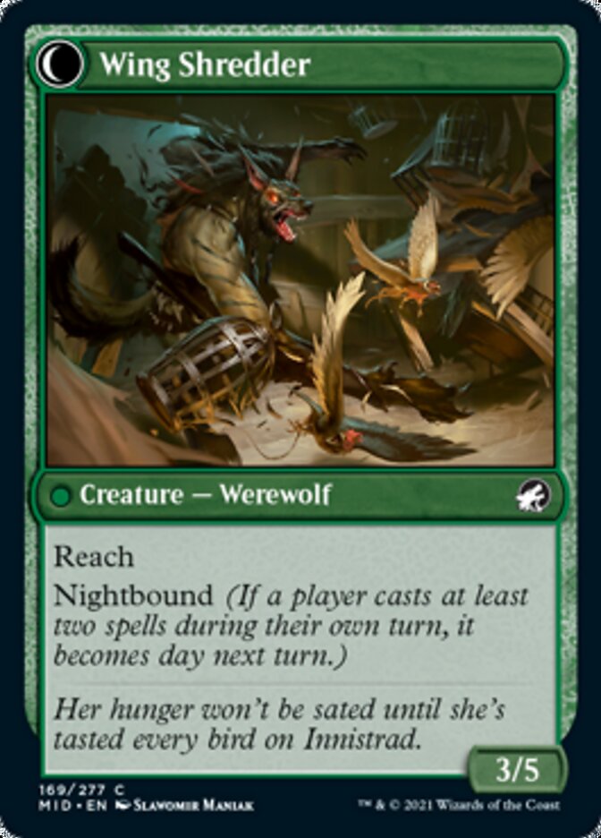 Bird Admirer // Wing Shredder [Innistrad: Midnight Hunt] | Exor Games Summserside