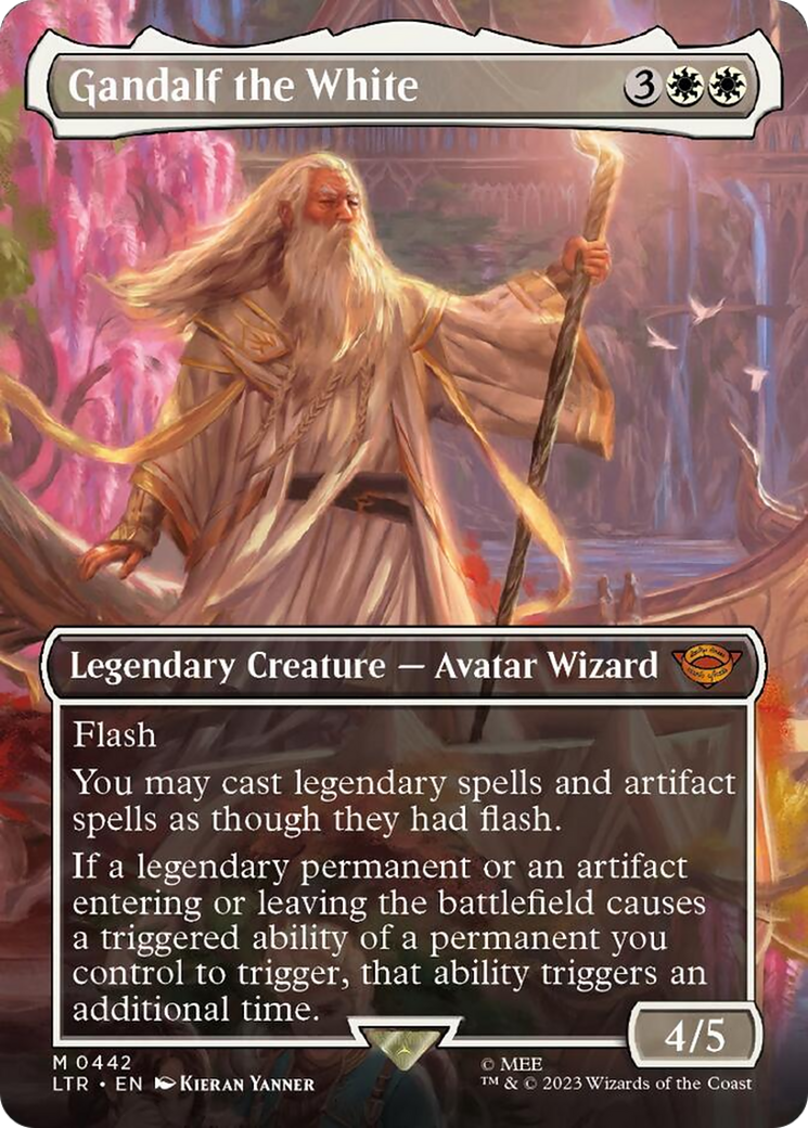 Gandalf the White (Borderless Alternate Art) [The Lord of the Rings: Tales of Middle-Earth] | Exor Games Summserside