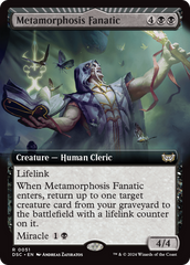 Metamorphosis Fanatic (Extended Art) [Duskmourn: House of Horror Commander] | Exor Games Summserside