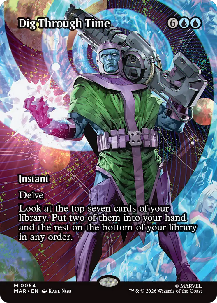 Dig Through Time (Borderless) [Marvel Universe: Eternal-Legal] | Exor Games Summserside