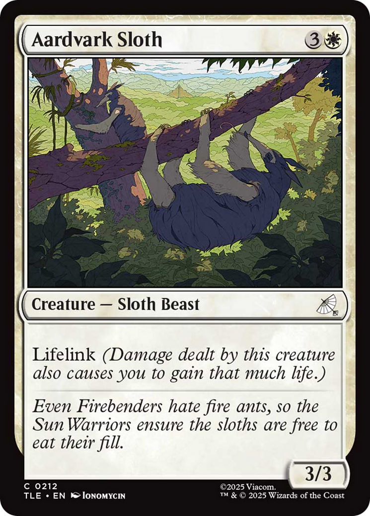 Aardvark Sloth [Avatar: The Last Airbender: Eternal-Legal] | Exor Games Summserside