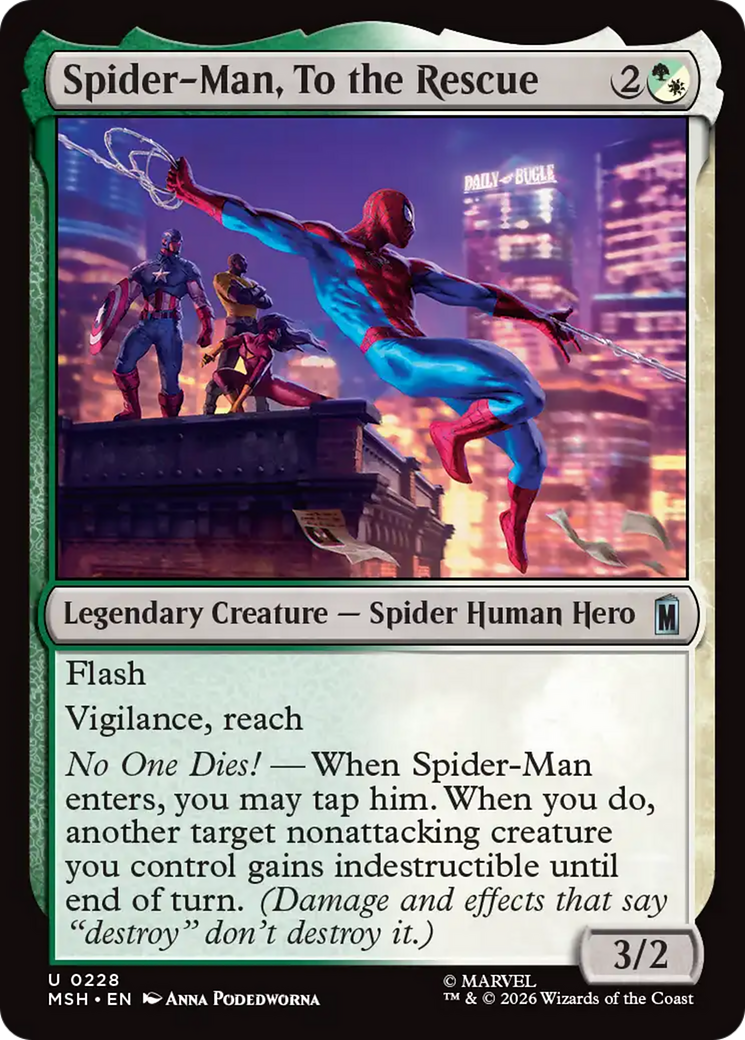 Spider-Man, To the Rescue (Borderless) [Marvel Super Heroes] | Exor Games Summserside