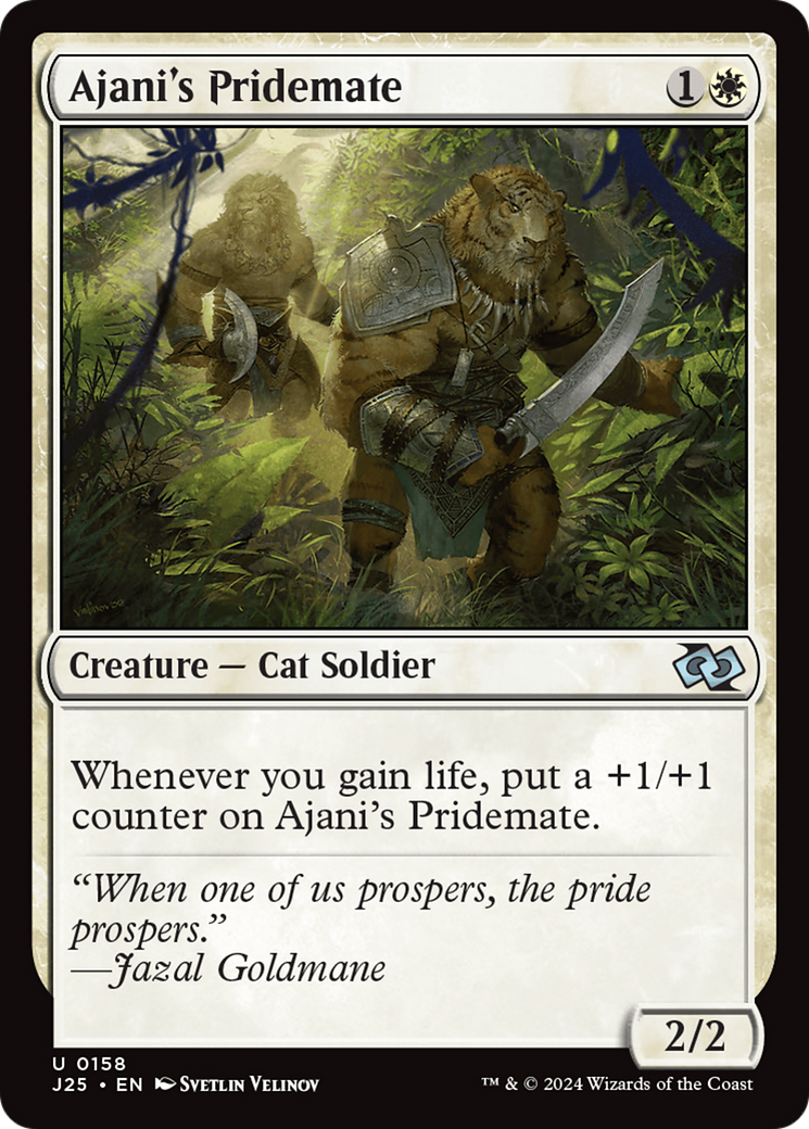 Qala, Ajani's Pridemate (Anime) [Foundations Jumpstart] | Exor Games Summserside