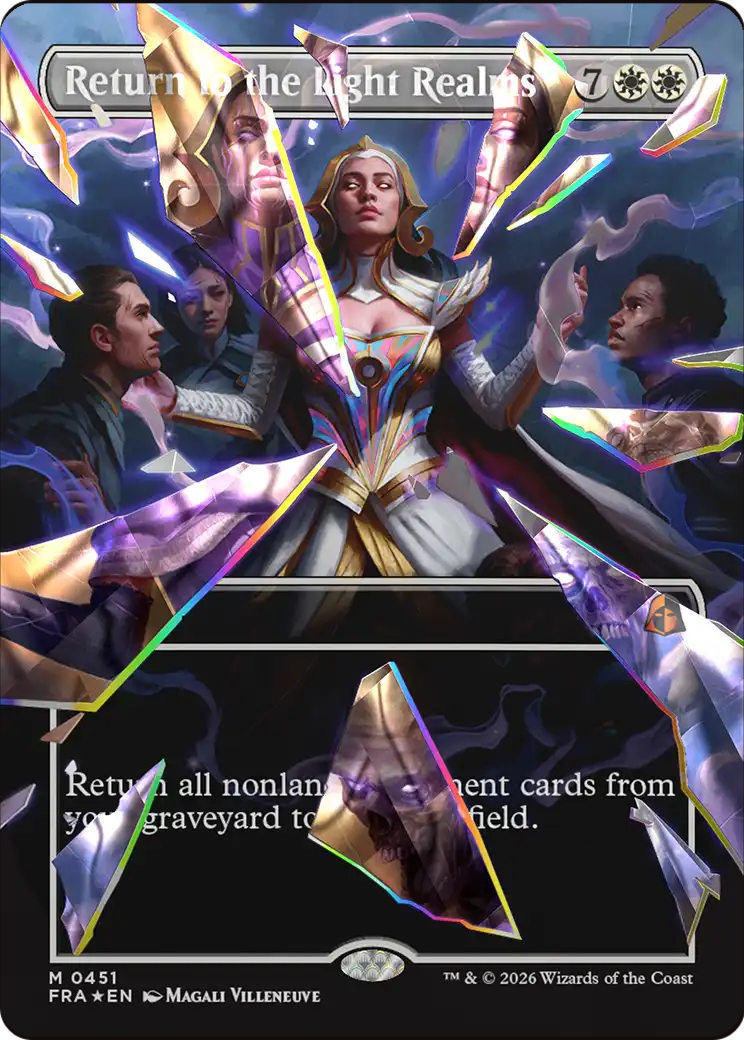 Return to the Light Realms (Borderless) (Facet Foil) (0415) [Reality Fracture] | Exor Games Summserside