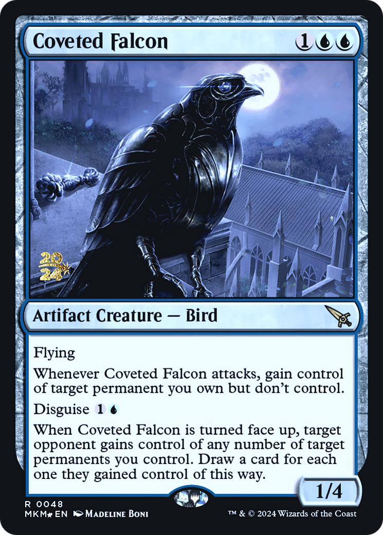 Coveted Falcon [Murders at Karlov Manor Prerelease Promos] | Exor Games Summserside