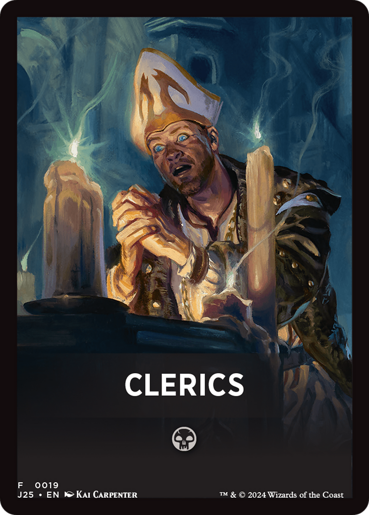 Clerics Theme Card [Foundations Jumpstart Front Cards] | Exor Games Summserside