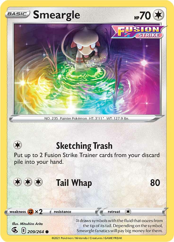 Smeargle (209/264) [Sword & Shield: Fusion Strike] | Exor Games Summserside