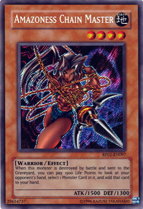 Amazoness Chain Master [RP01-EN097] Secret Rare | Exor Games Summserside