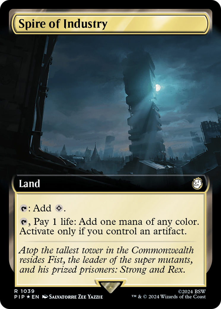 Spire of Industry (Extended Art) (Surge Foil) [Fallout] | Exor Games Summserside