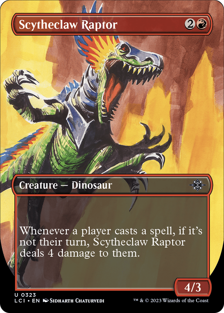 Scytheclaw Raptor (Borderless) [The Lost Caverns of Ixalan] | Exor Games Summserside