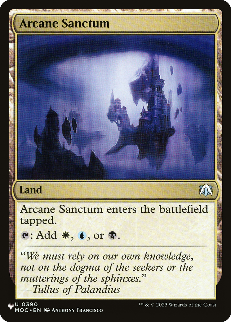 Arcane Sanctum (MOC) [The List] | Exor Games Summserside