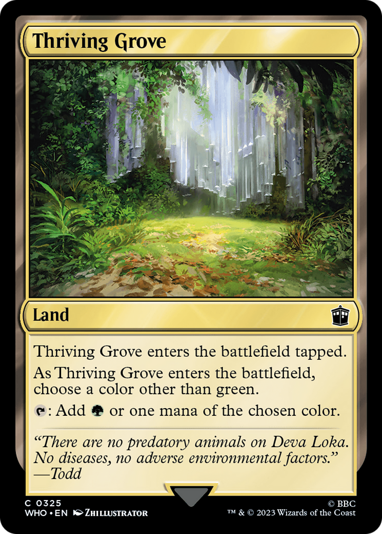 Thriving Grove [Doctor Who] | Exor Games Summserside