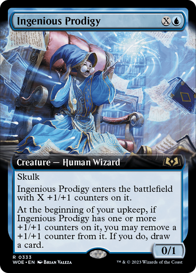 Ingenious Prodigy (Extended Art) [Wilds of Eldraine] | Exor Games Summserside