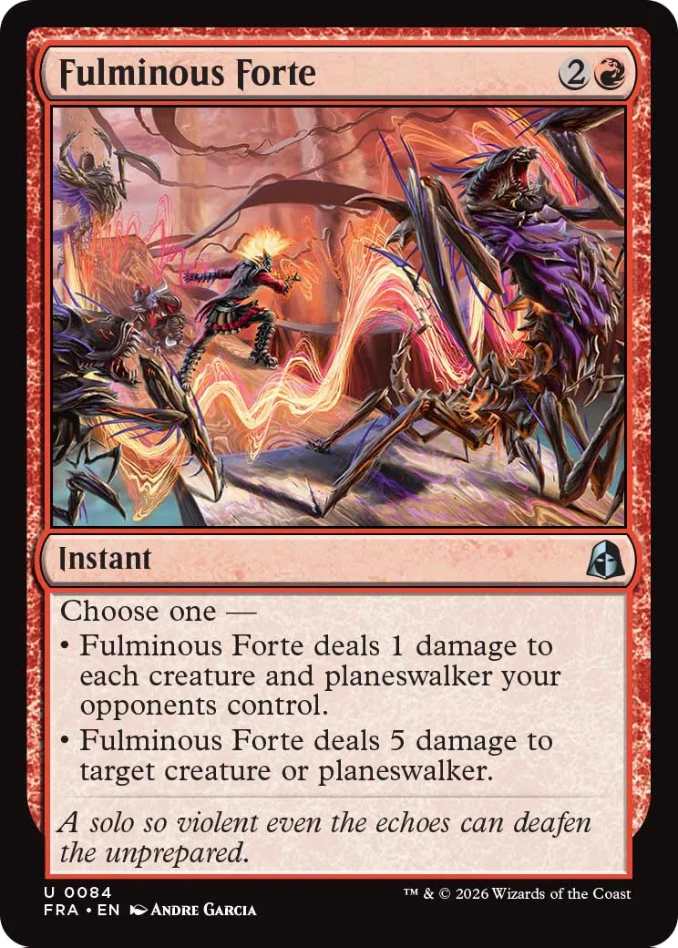 Fulminous Forte [Reality Fracture] | Exor Games Summserside
