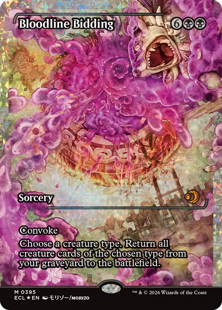 Bloodline Bidding (Showcase) (Fracture Foil) [Lorwyn Eclipsed] | Exor Games Summserside