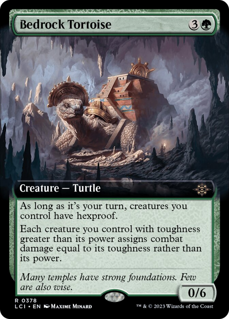 Bedrock Tortoise (Extended Art) [The Lost Caverns of Ixalan] | Exor Games Summserside