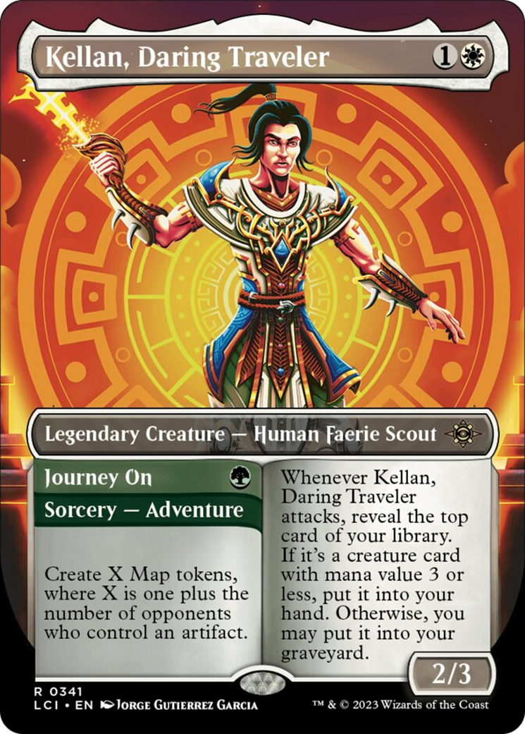 Kellan, Daring Traveler (Borderless) [The Lost Caverns of Ixalan] | Exor Games Summserside