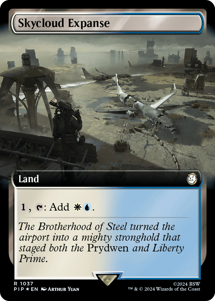 Skycloud Expanse (Extended Art) (Surge Foil) [Fallout] | Exor Games Summserside